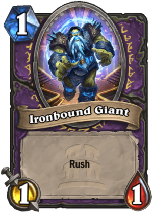 Ironbound Giant Card