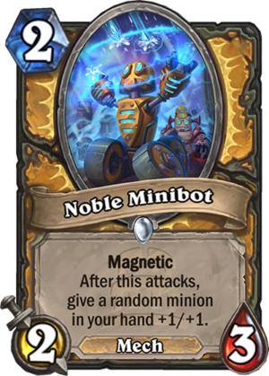 Noble Minibot Card