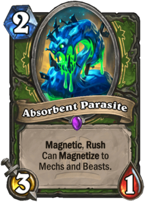Absorbent Parasite Card