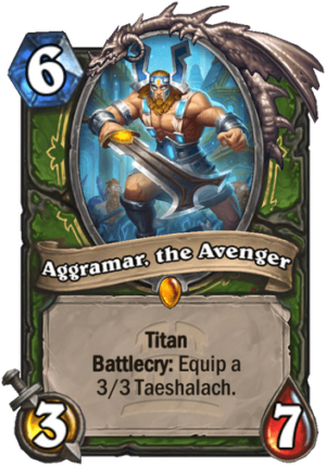 Aggramar, the Avenger Card