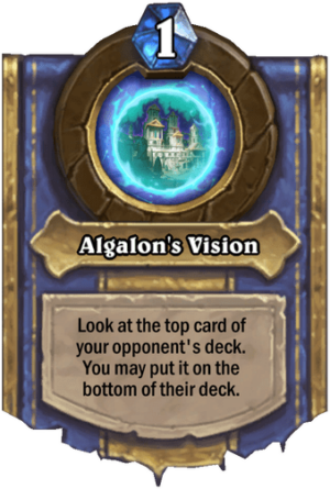 Algalon’s Vision Card