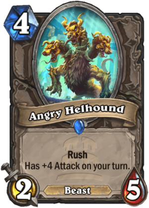 Angry Helhound Card
