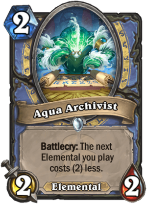 Aqua Archivist Card