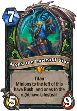 Argus, the Emerald Star Card