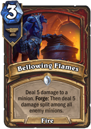 Bellowing Flames Card
