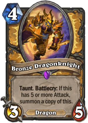 Bronze Dragonknight Card