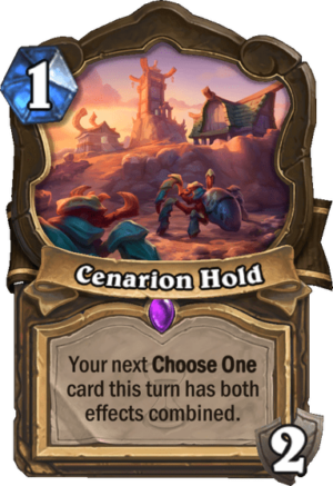 Cenarion Hold Card