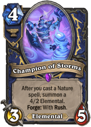 Champion of Storms Card