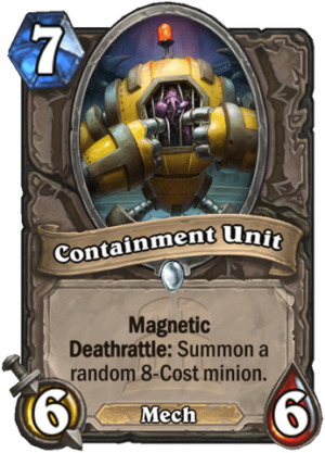Containment Unit Card