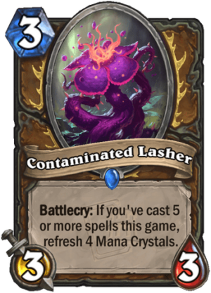 Contaminated Lasher Card