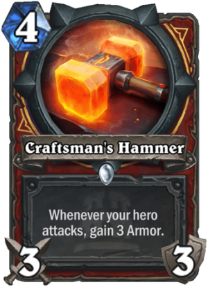 Craftsman’s Hammer Card