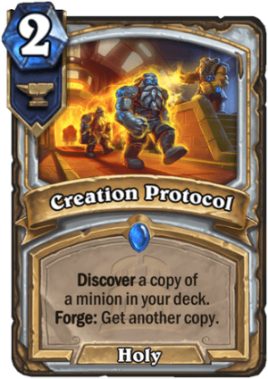 Creation Protocol Card