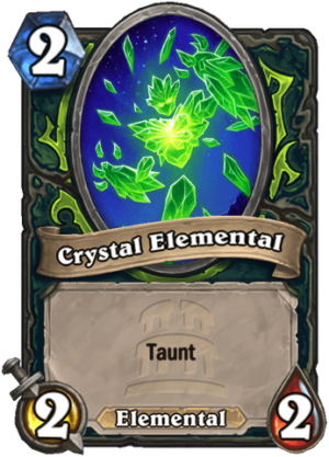 Crystal Elemental Card