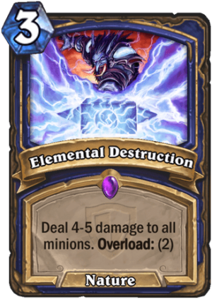 Elemental Destruction Card