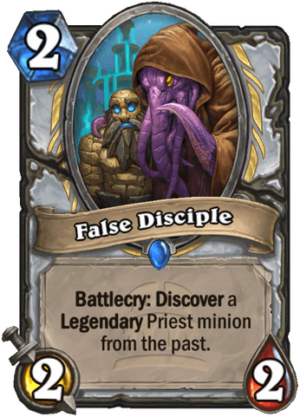 False Disciple Card