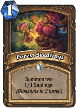 Forest Seedlings Card