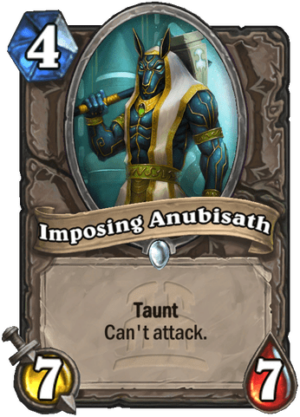 Imposing Anubisath Card