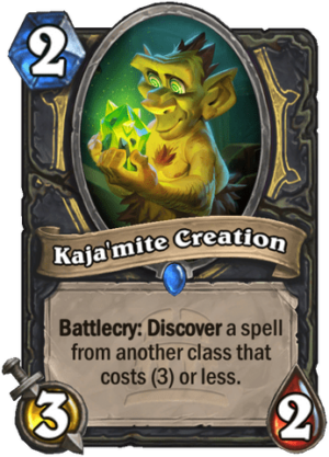 Kaja’mite Creation Card