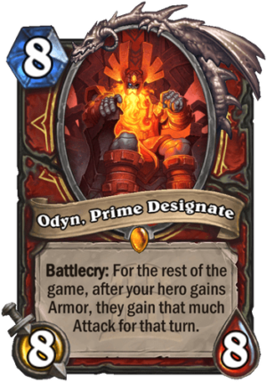 Odyn, Prime Designate Card