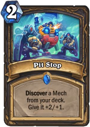 Pit Stop Card