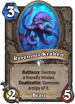 Ravenous Kraken Card