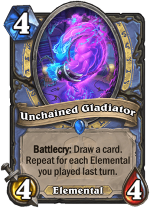 Unchained Gladiator Card