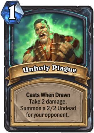Unholy Plague Card