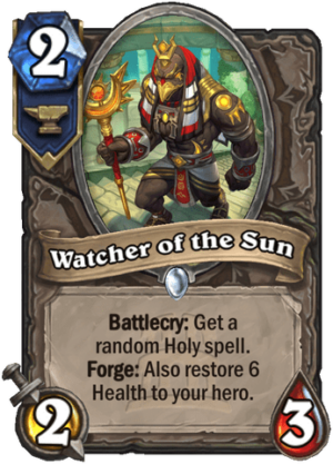 Watcher of the Sun Card