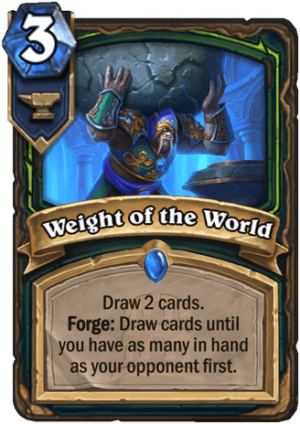 Weight of the World Card