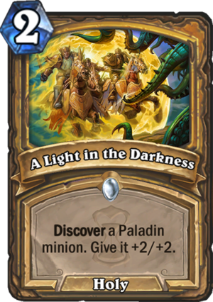 A Light in the Darkness Card