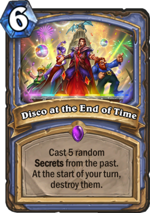 Disco at the End of Time Card