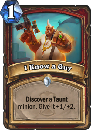 I Know a Guy Card