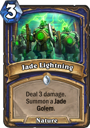 Jade Lightning Card