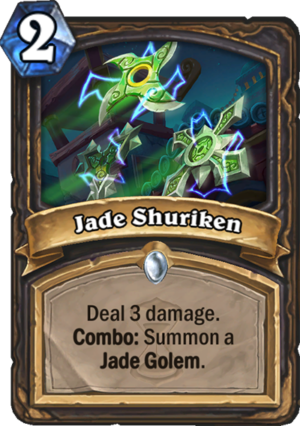 Jade Shuriken Card