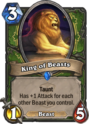 King of Beasts Card