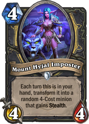 Mount Hyjal Imposter Card