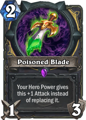 Poisoned Blade Card