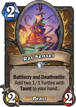 Rat Sensei Card