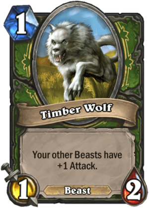 Timber Wolf Card