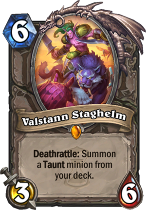 Valstann Staghelm Card