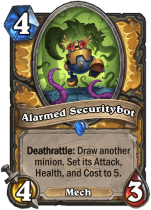 Alarmed Securitybot Card