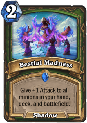 Bestial Madness Card