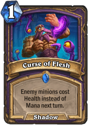 Curse of Flesh Card