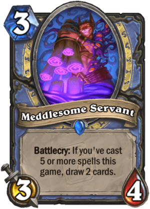 Meddlesome Servant Card