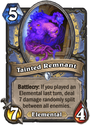 Tainted Remnant Card