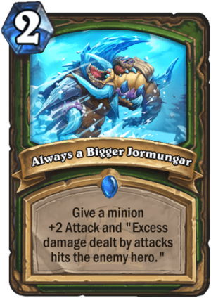 Always a Bigger Jormungar Card