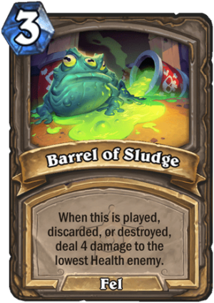 Barrel of Sludge Card