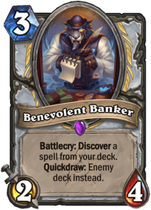 Benevolent Banker Card