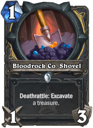 Bloodrock Co. Shovel Card