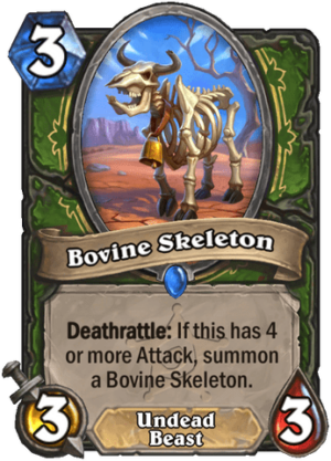 Bovine Skeleton Card